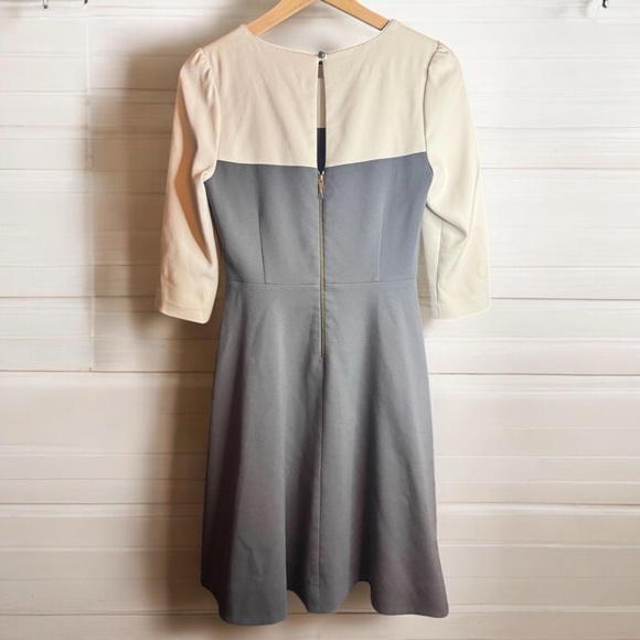 Kate Spade Olsen Dress Colorblock Taylor Swift Gray White A Line Size 6 - Picture 3 of 8